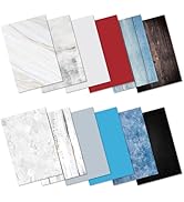 背表紙　商品撮影 Amazon | Hemmotop 撮影用背景シート 12柄 A3サイズ 背景紙 両面タイプ